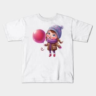 Little happy girl Kids T-Shirt